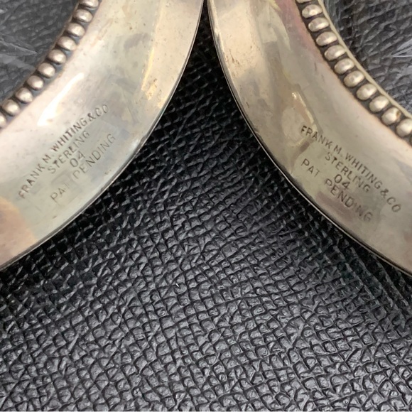 Sterling Rimmed Coasters 2 by Frank M Whiting - Picture 3 of 9